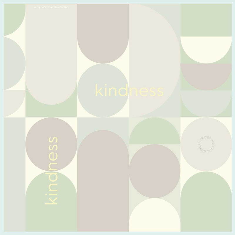kindness scarf unfolded