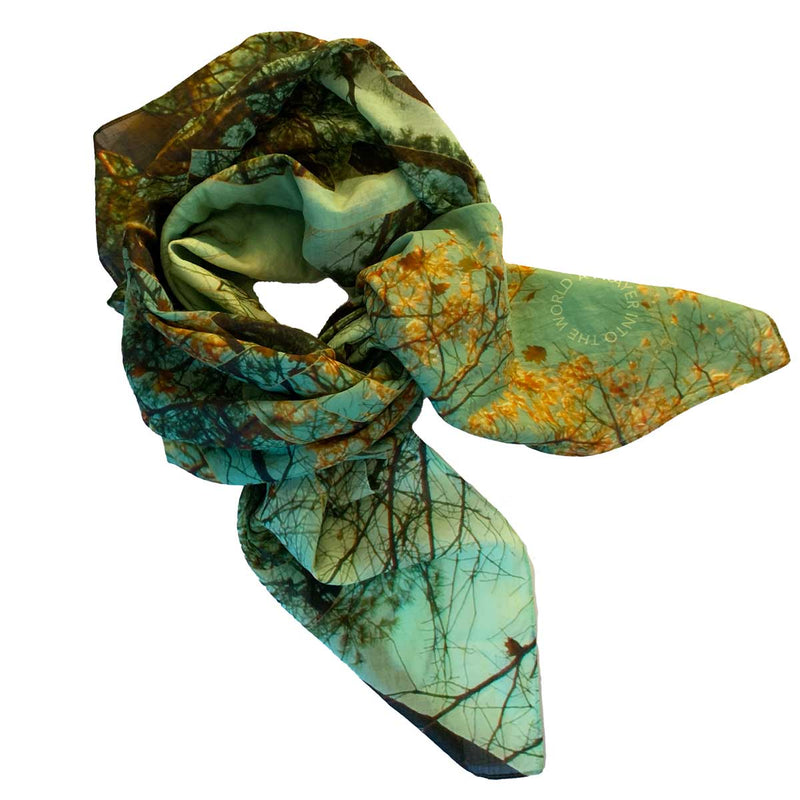 Ambrosia scarf for woman folded