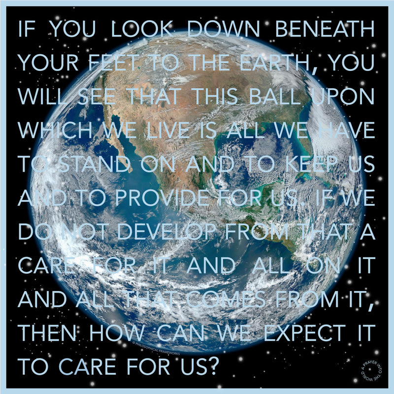 Earth scarf for women unfolded